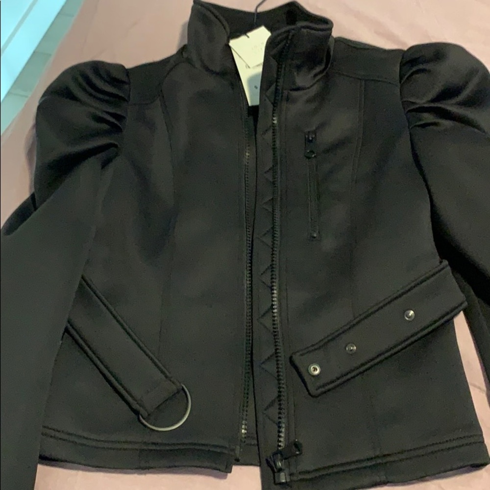 ZARA Neoprone jacket XS
